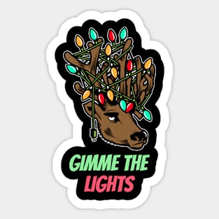 Reindeer Christmas Funny Sticker